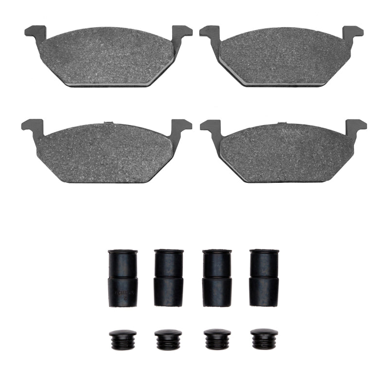 R1 98-17 Volkswagen CrossFox (Mexico) Front Ceramic Brake Pads & Hardware Kit
