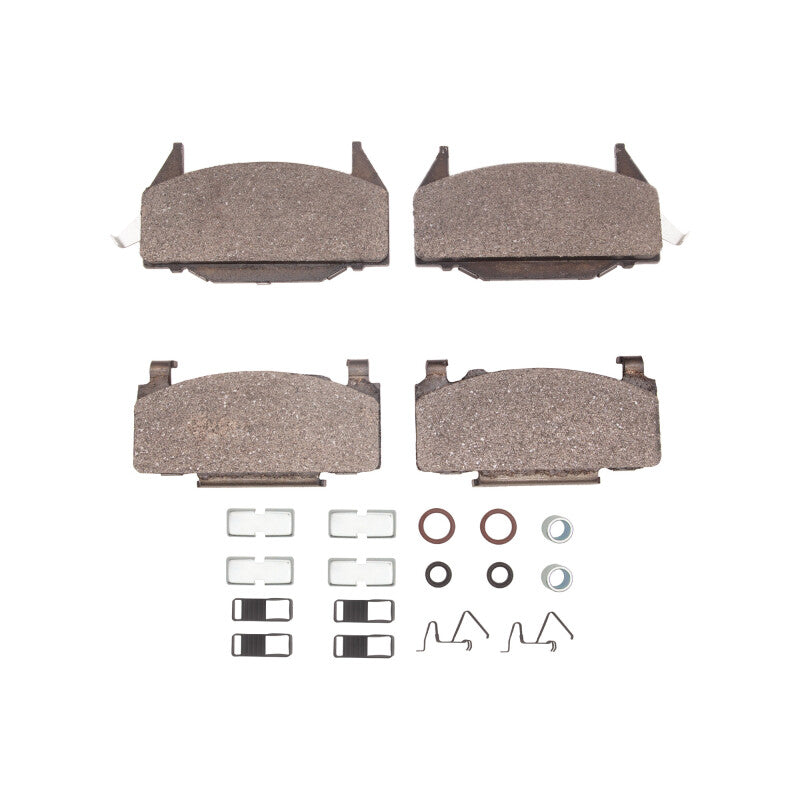 R1 80-82 Chevrolet Chevette Front Semi Met Pads & Hardware Kit