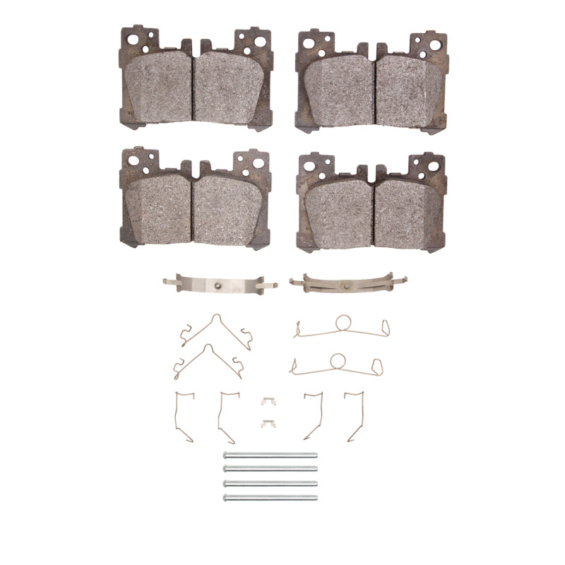 R1 18-24 Lexus LS500 Rear Ceramic Pads & Hardware Kit