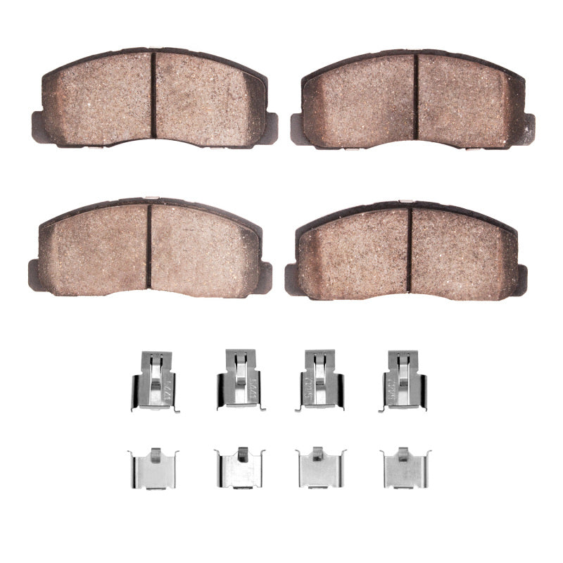 R1 83-86 Dodge Colt Front Ceramic Pads & Hardware Kit