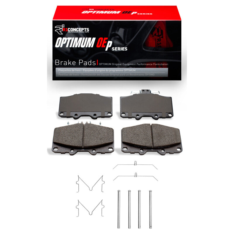 R1 1988-1995 Toyota 4Runner Front R1 Optimum OE Pads & Hardware Kit