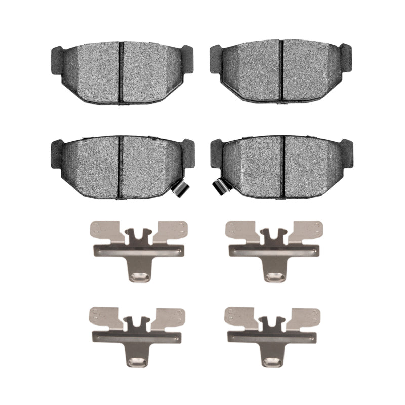 R1 85-91 Subaru GL Rear Semi Met Pads & Hardware Kit