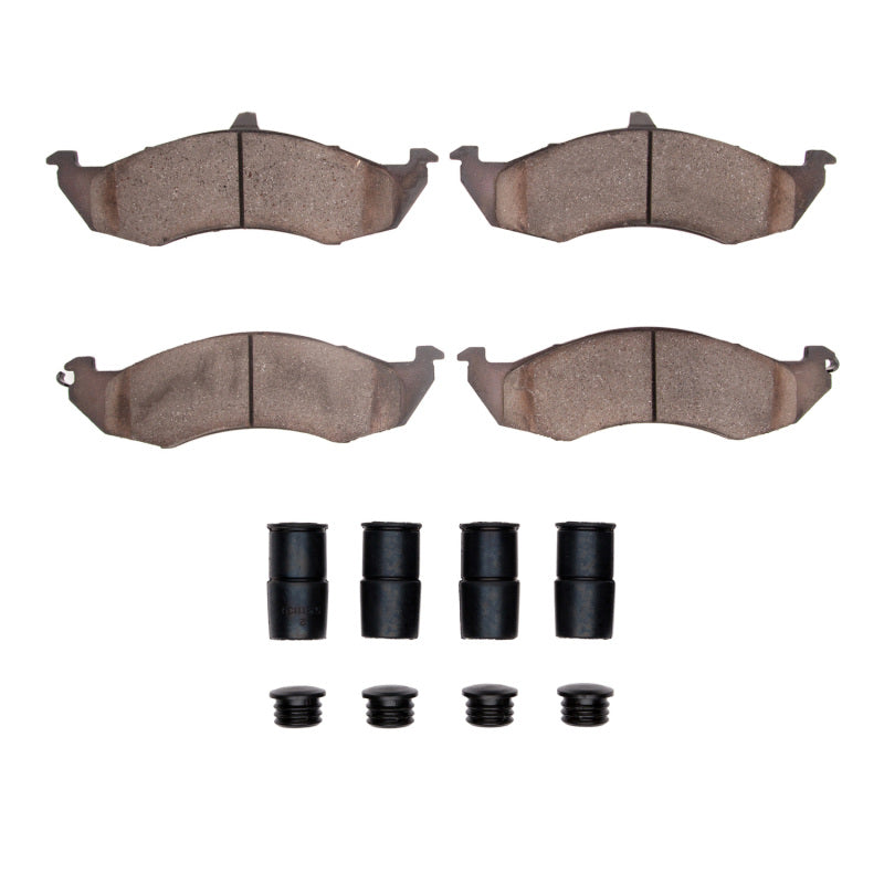 R1 89-92 Ford Thunderbird Front Semi Met Pads & Hardware Kit