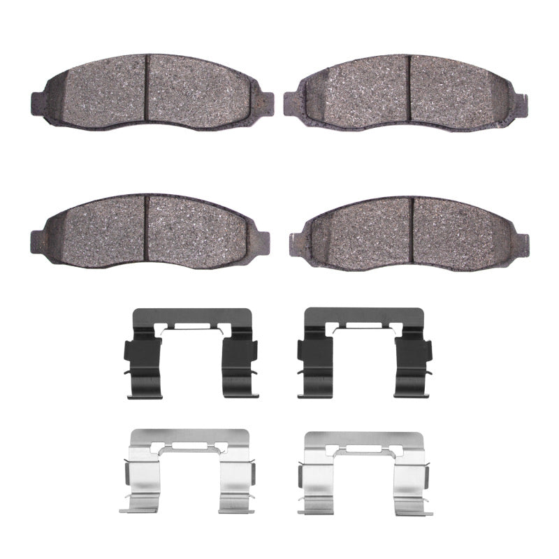 R1 03-04 Dodge Dakota 4WD Front Super Duty Pads & Hardware Kit