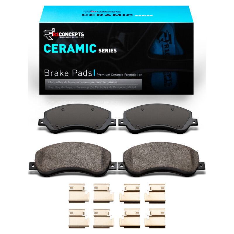 R1 2010-2017 Volkswagen AMAROK (Mexico) Front R1 Ceramic Pads & Hardware Kit