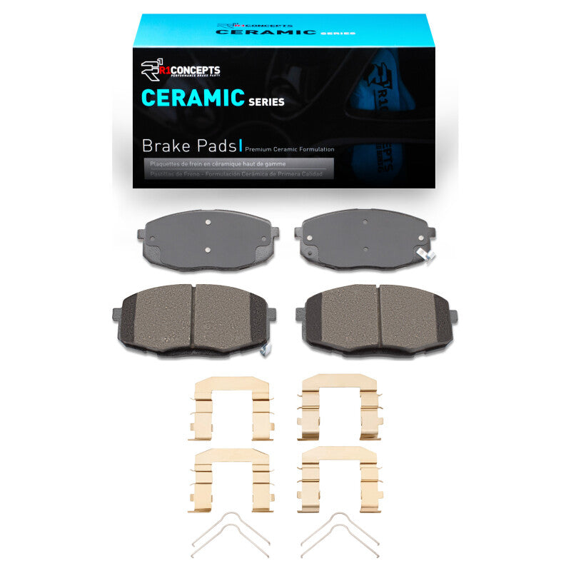 R1 10-24 Kia Forte Koup Front Ceramic Pads & Hardware Kit
