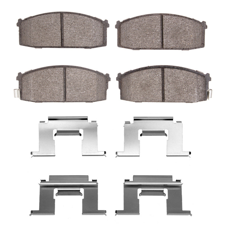 R1 86-86 Nissan STANZA Front Semi Met Pads & Hardware Kit