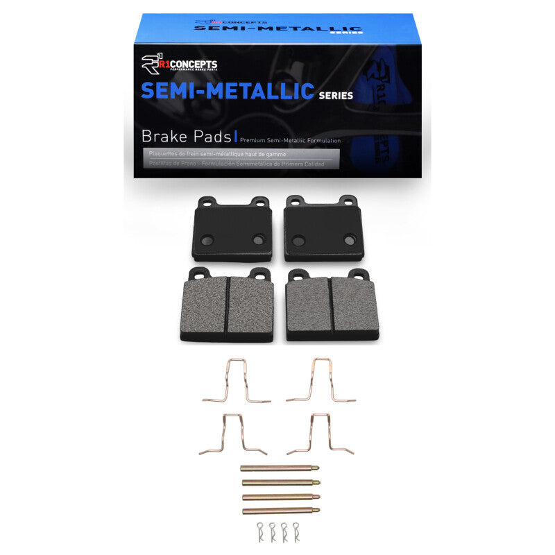 R1 1963-1976 Mercedes-Benz 220SB Front R1 Semi Met Pads & Hardware Kit