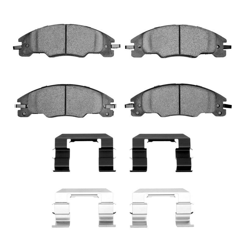 R1 08-11 Ford Focus Front Semi Met Pads & Hardware Kit