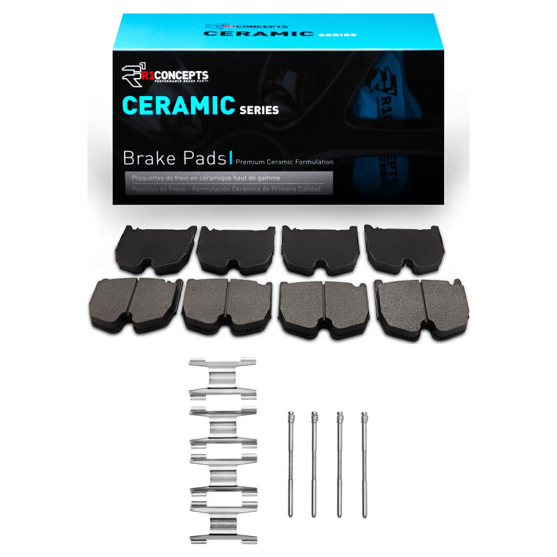 R1 2003-2008 Mercedes-Benz SL600 Front R1 Ceramic Pads & Hardware Kit