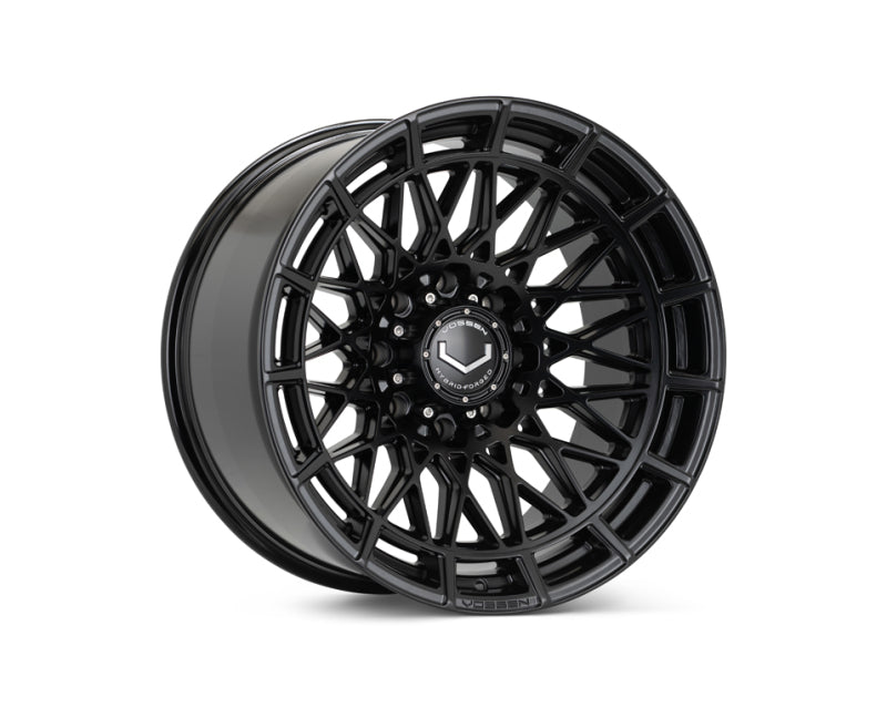 Vossen HFX-3 22x12 - 8x180 - ET44 - Ultra Deep Face - 124.3 - Satin Black Wheel