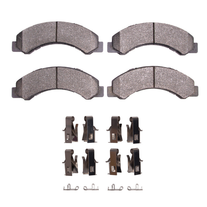 R1 1998-2024 Chevrolet LCF3500 Gas Engine Front/Rear R1 Semi Met Pads & Hardware Kit