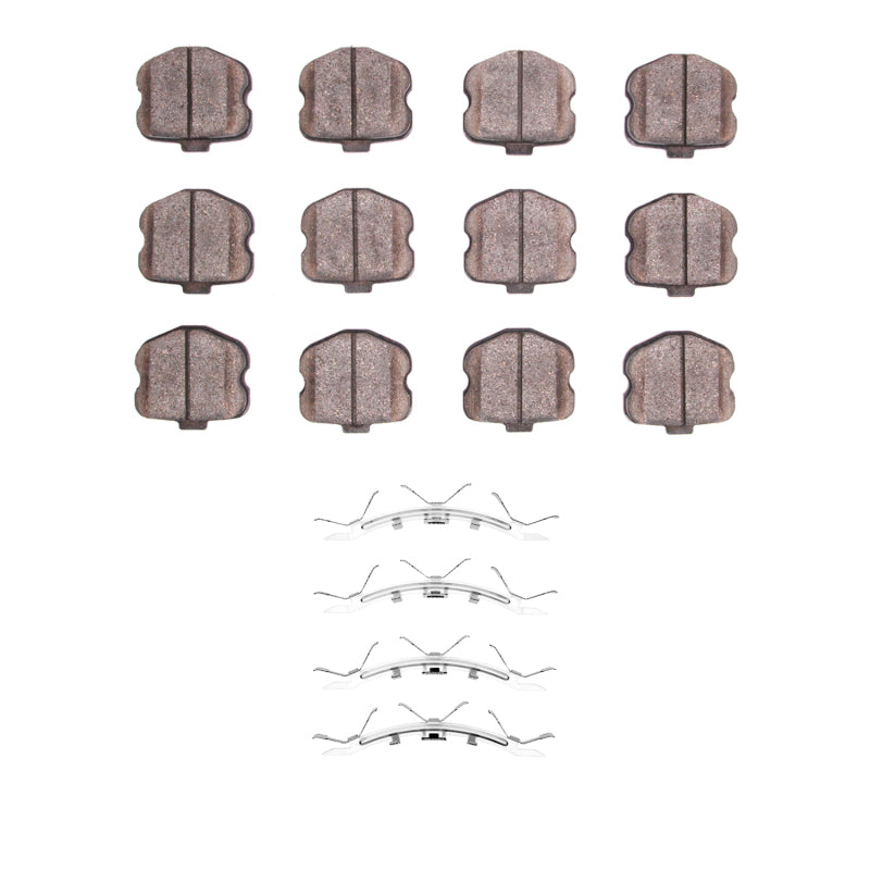 R1 06-13 Chevrolet Corvette Front Semi Met Pads & Hardware Kit