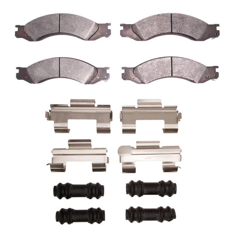 R1 04-10 Chevrolet C4500 Kodiak Rear Semi Met Pads & Hardware Kit