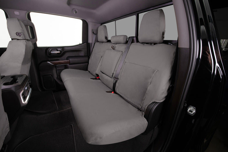 Covercraft 05-15 Toyota Tacoma Polycotton SeatSaver Custom Front Row Seat Covers - Misty Grey