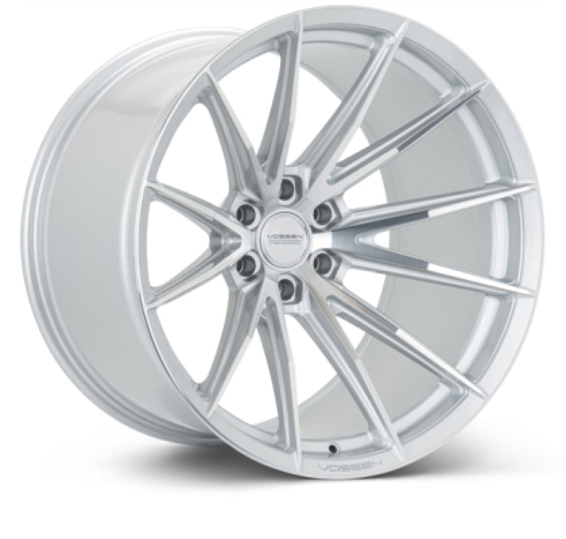 Vossen HFX-2 19x9.5 - 5x120 - ET38 - Deep Face - 72.56 - Silver Polished Wheel