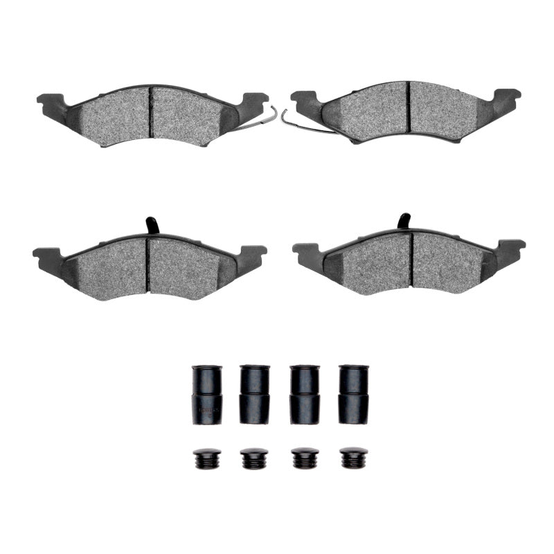 R1 83-94 Ford EXP Front Semi Met Pads & Hardware Kit