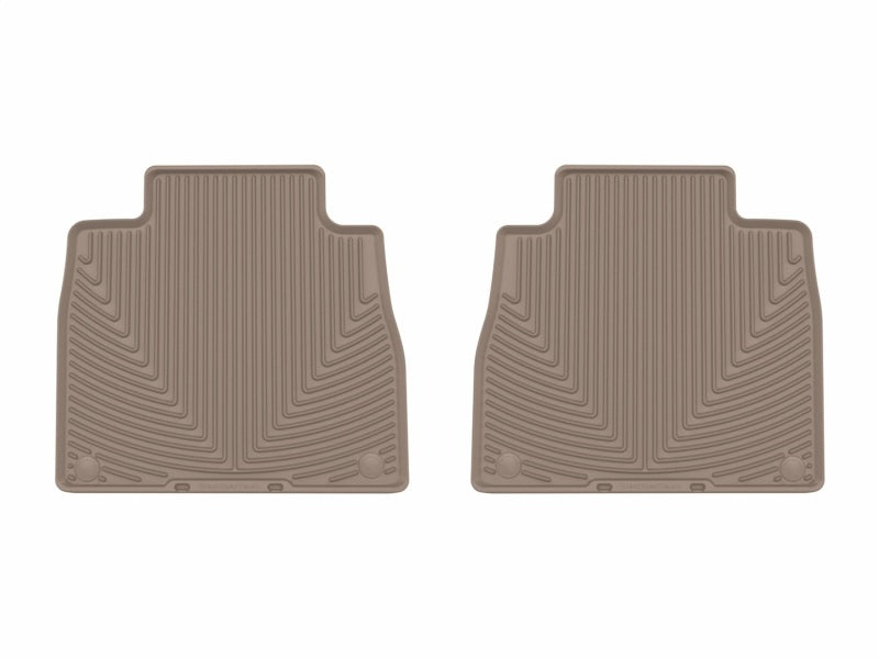 WeatherTech 20-25 Mercedes-Benz AMG GLS 63 SUV 2nd Row Rear All-Weather Floor Mats - Tan