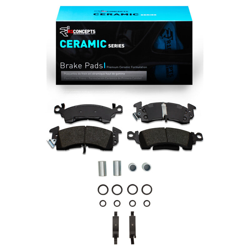 R1 67-73 Buick Riviera Front Ceramic Pads & Hardware Kit