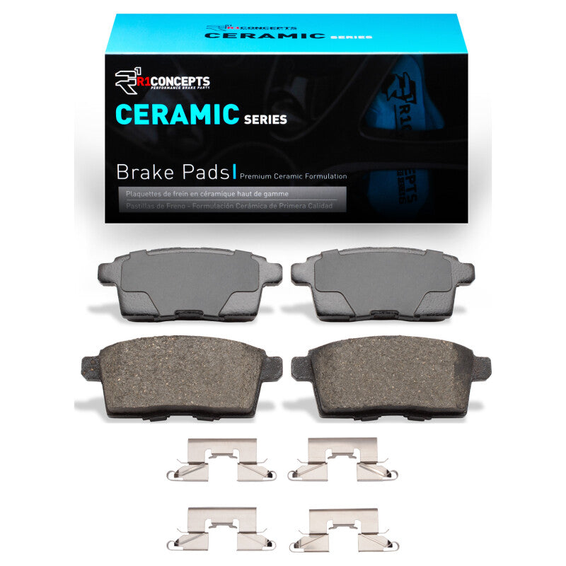 R1 2007-2015 Ford Edge Rear R1 Ceramic Pads & Hardware Kit