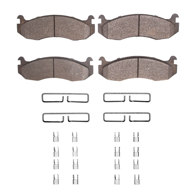 R1 96-06 Hummer H1 Front Super Duty Pads & Hardware Kit