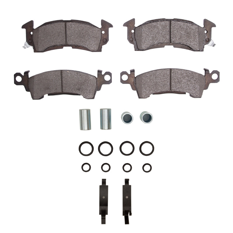 R1 67-73 Buick LeSabre Front Semi Met Pads & Hardware Kit