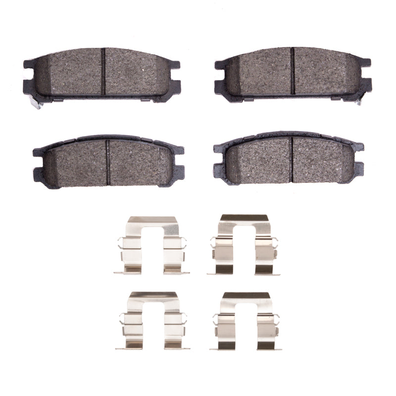 R1 90-99 Subaru Impreza Rear Optimum OE Brake Pads & Hardware Kit