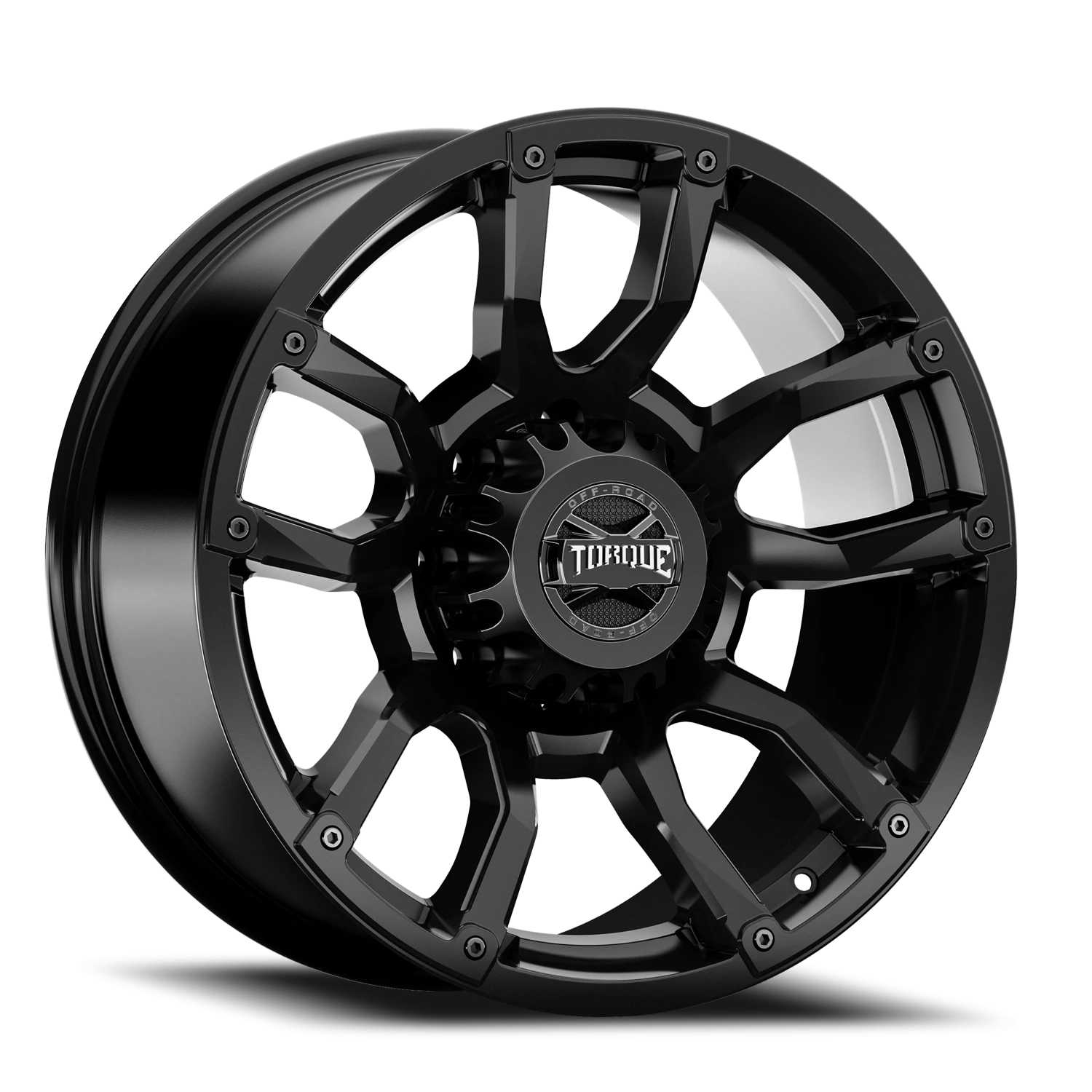 22x11 Torque TW403C Impact Satin Black 8x170 et-25 BS 4.99 CB 125.2 Conical Seat Square