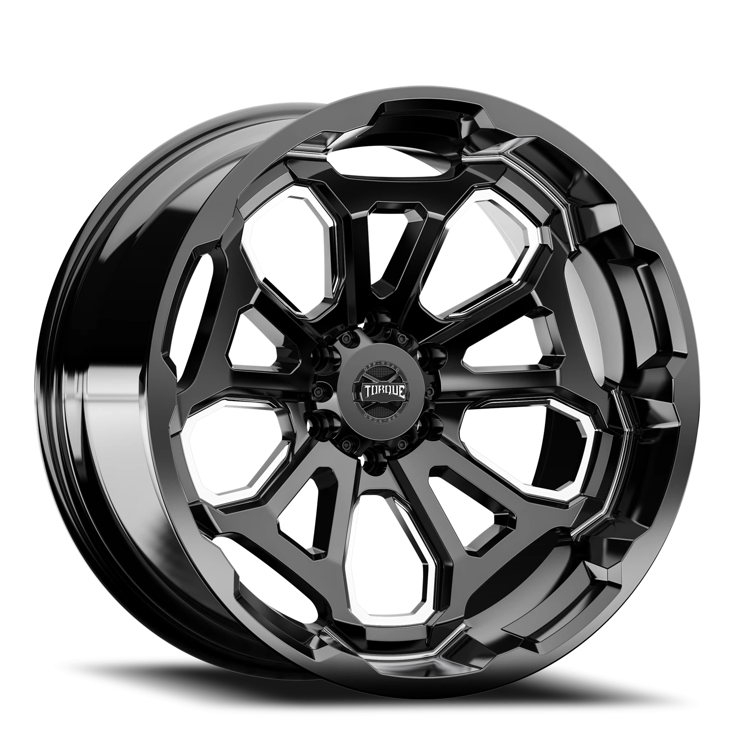 20x9 Torque TW404C Overdrive Gloss Black Milled 6x139.7 et-12 BS 4.5 CB 78.1 Conical Seat Square