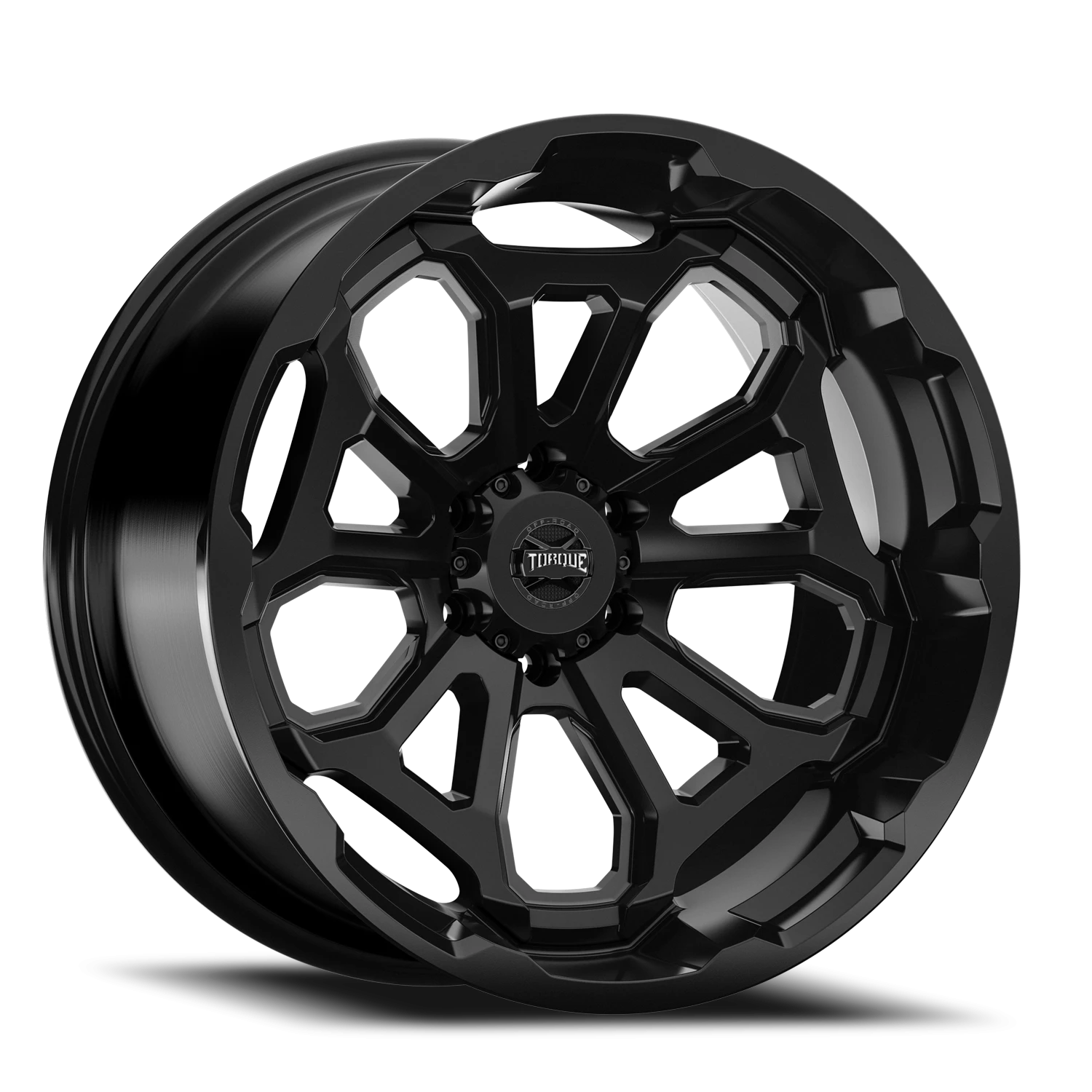 22x11 Torque TW404C Overdrive Satin Black 6x139.7 et-32 BS 4.72 CB 78.1 Conical Seat Square