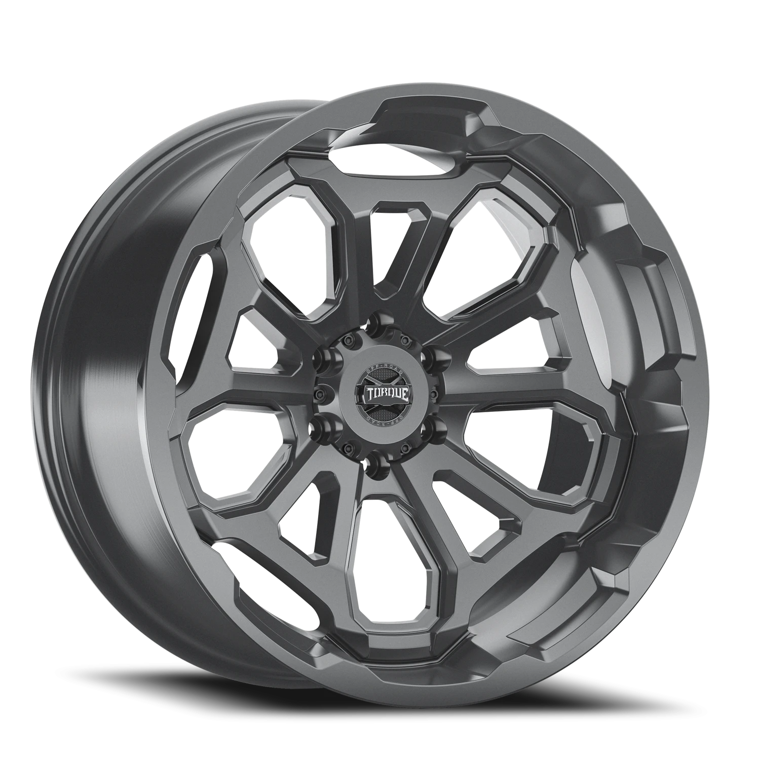 22x11 Torque TW404C Overdrive Satin Gunmetal 6x139.7 et-32 BS 4.72 CB 78.1 Conical Seat Square