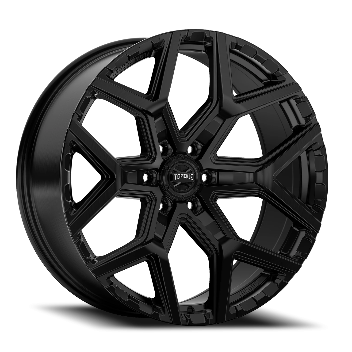 22x9 Torque TW417R Strike Satin Black 6x139.7 et-09 BS 4.6 CB 78.1 Conical Seat Square