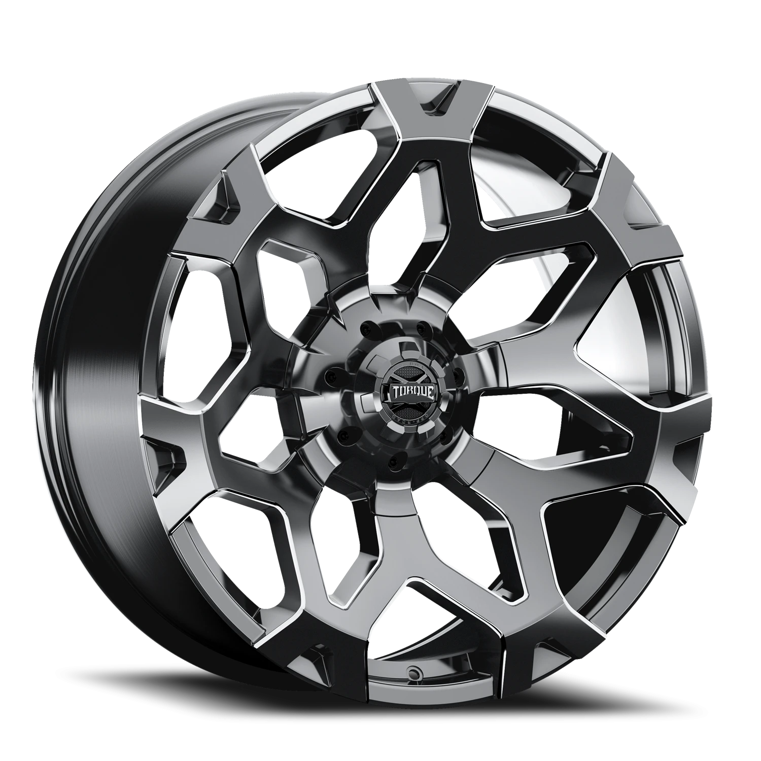 20x9 Torque TW423C Stance Gloss Black Milled 8x170 et00 BS 4.97 CB 125.2 Conical Seat Square