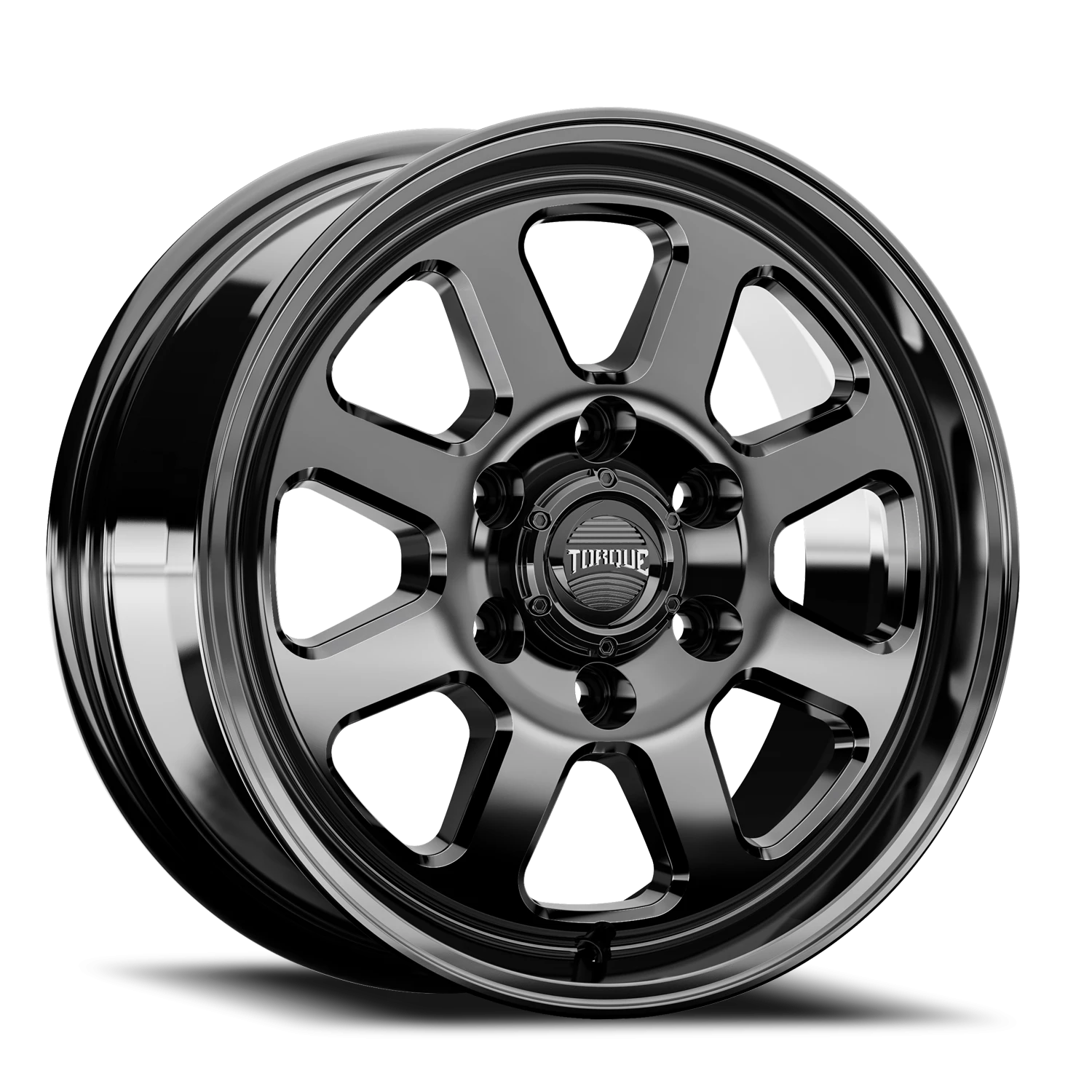 16x7 Torque TW530R Navigator Gloss Black Milled 6x130 et+38 BS 5.47 CB 84.1 R14 Radius Seat Square