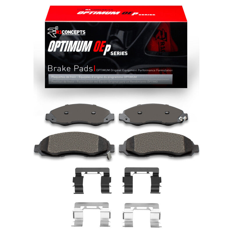 R1 03-04 Dodge Dakota 4WD Front Optimum OE Pads & Hardware Kit