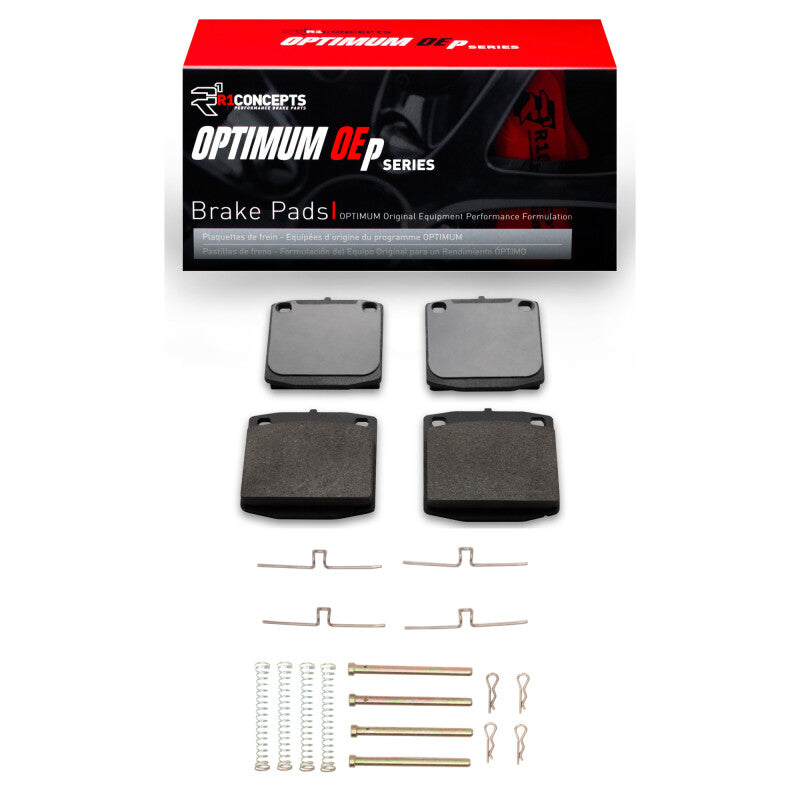 R1 1974-1982 Honda Civic Wagon Front R1 Optimum OE Pads & Hardware Kit
