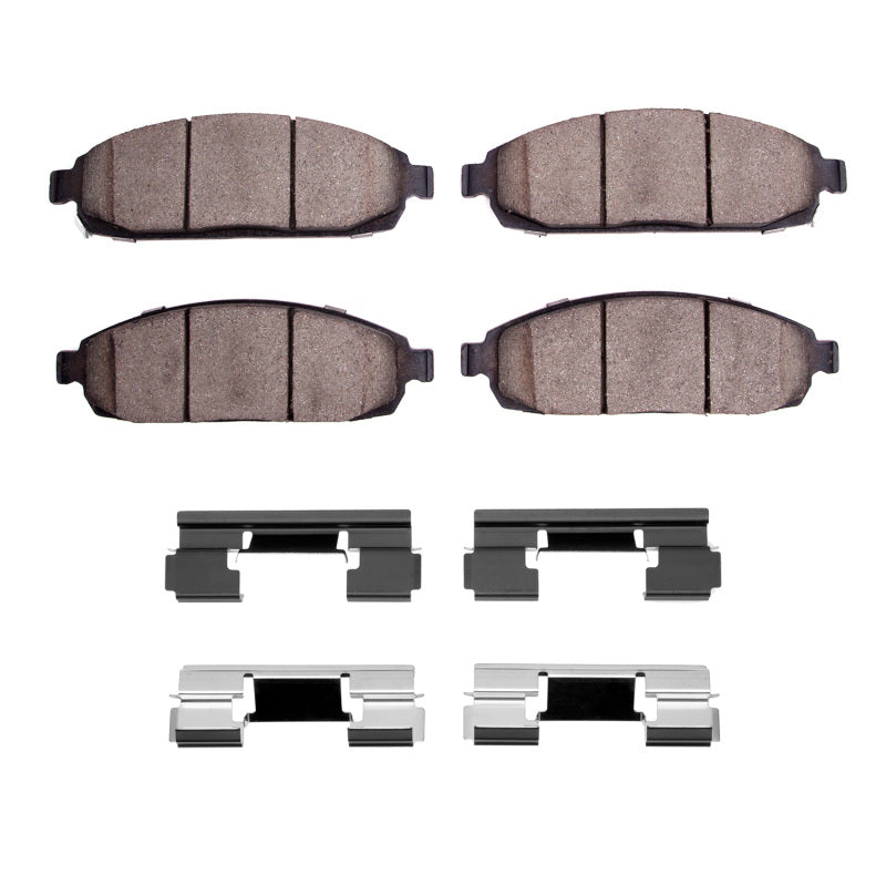 R1 2005-2010 Jeep Grand Cherokee Front R1 Semi Met Pads & Hardware Kit
