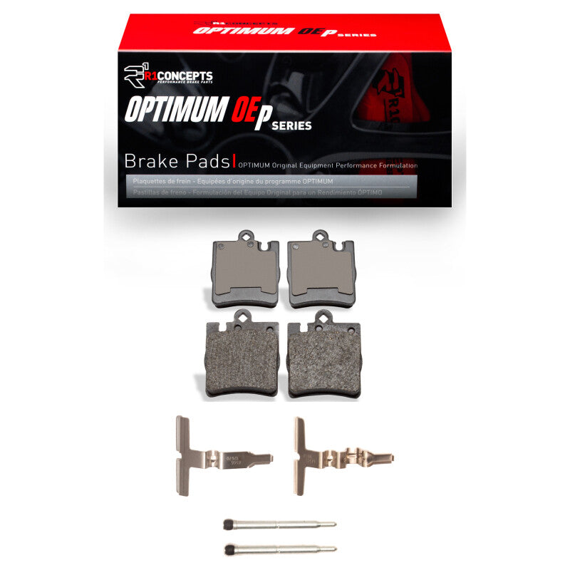 R1 96-11 Mercedes-Benz C230 Rear Optimum OE Pads & Hardware Kit
