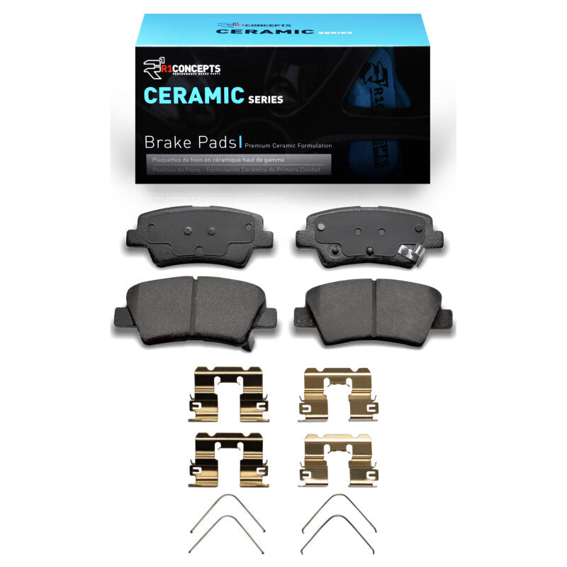 R1 18-20 Hyundai Elantra GT Rear Ceramic Pads & Hardware Kit