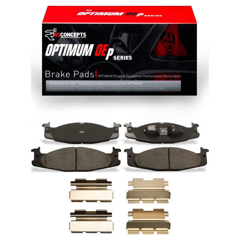 R1 94-03 Ford E-150 Club Wagon Front Optimum OE Pads & Hardware Kit