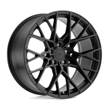 TIS Wheels TW008 SLIPSTREAM 19X9.5 GLOSS BLACK W/ MACHINED FACE 5X114.3 Wheel