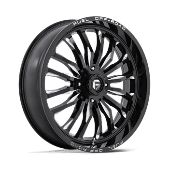 Fuel Off-Road D581 TRITON 24X7 GLOSS BLACK MILLED 4X156 Wheel