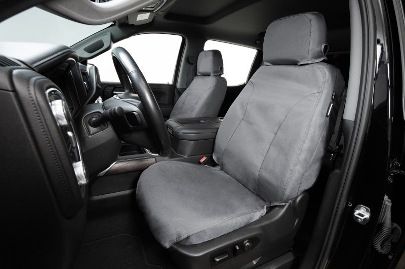 Covercraft 10-15 Mercedes-Benz Sprinter Endura Waterproof SeatSaver Custom Frt Row Seat Covers-Grey