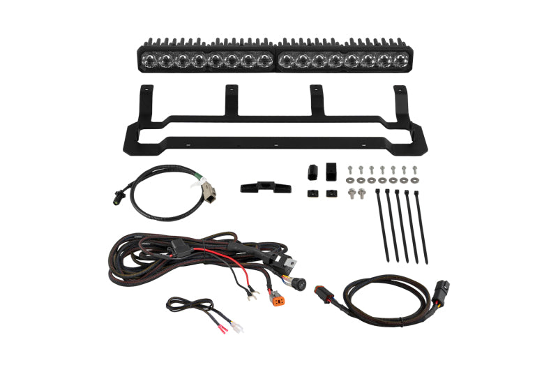 Diode Dynamics 4Runner 2025 TRD Pro Grille SS20 Pro White Driving