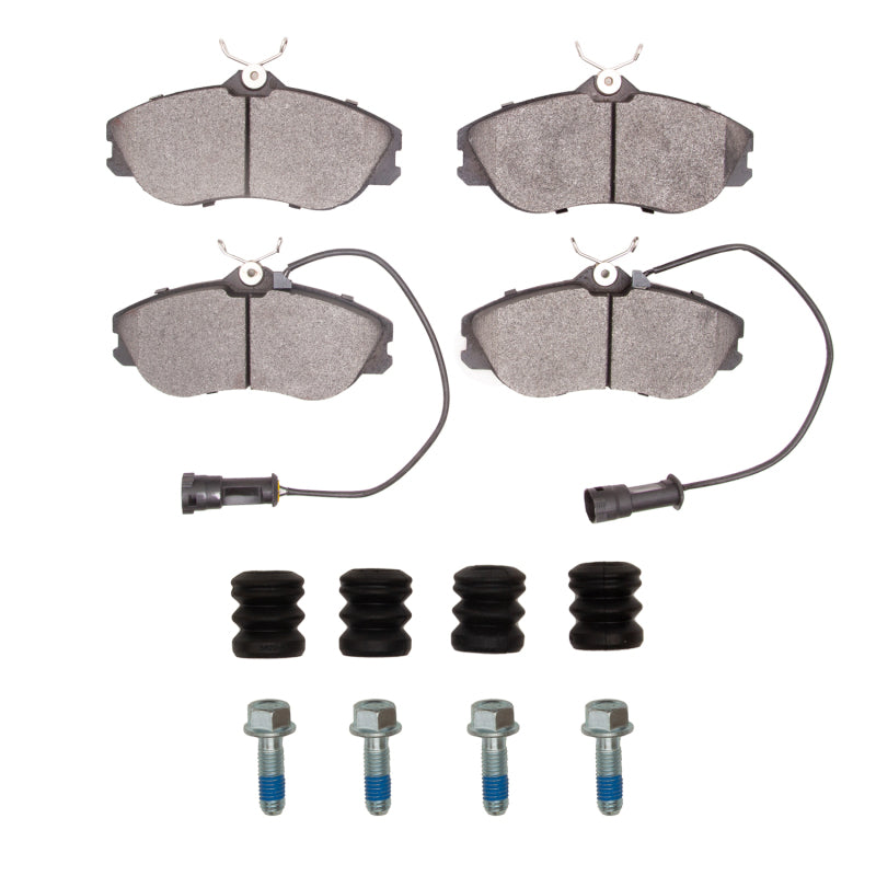 R1 85-91 Audi 5000S Quattro Front Semi Met Pads & Hardware Kit