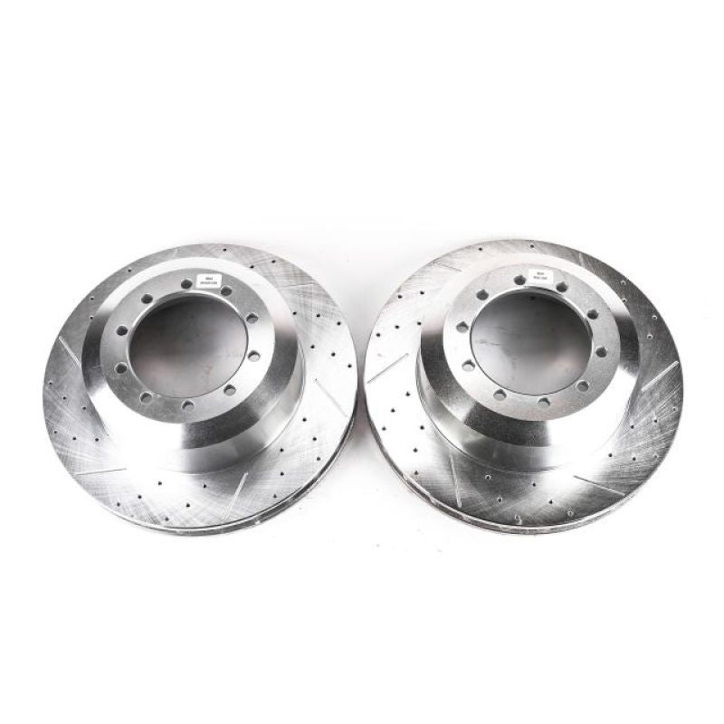 Power Stop 15-20 Ford F59 Front Drilled & Slotted Rotor - Pair
