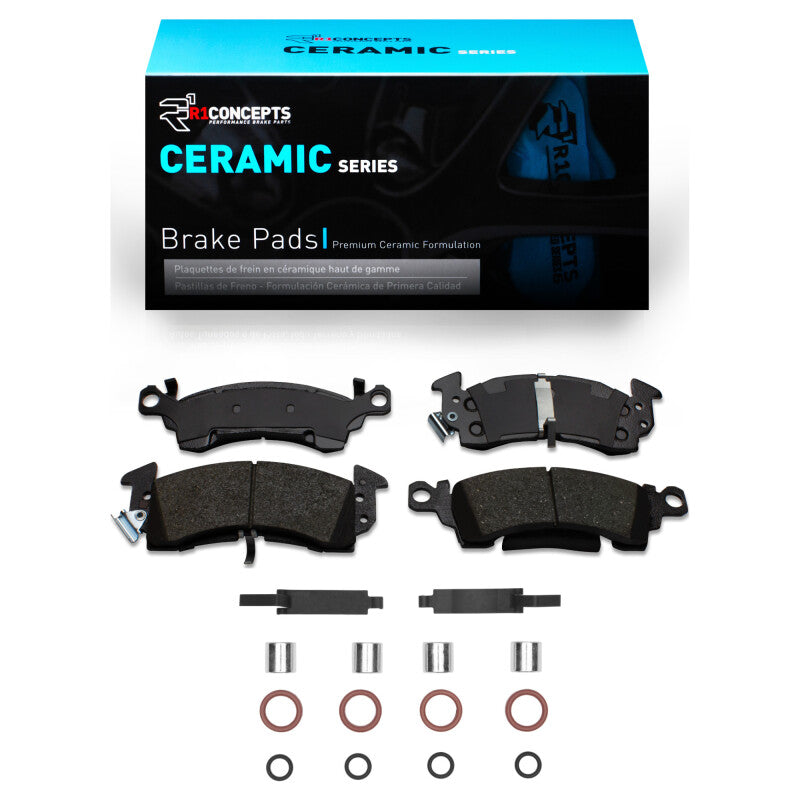 R1 1967-2002 Buick Skylark Front R1 Ceramic Pads & Hardware Kit