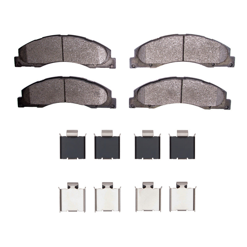 R1 2008-2025 Ford E-Super Duty Front R1 Semi Met Pads & Hardware Kit