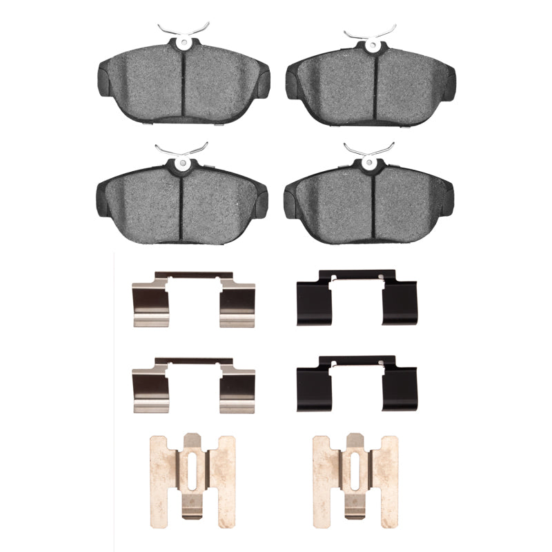 R1 91-98 Volvo 960 Front Semi Met Pads & Hardware Kit