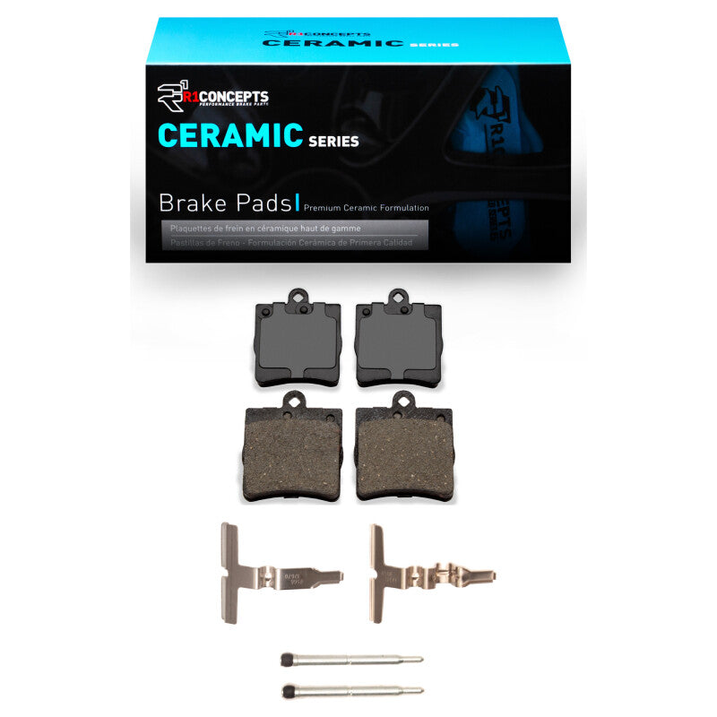 R1 96-15 Chrysler Crossfire Rear Ceramic Pads & Hardware Kit